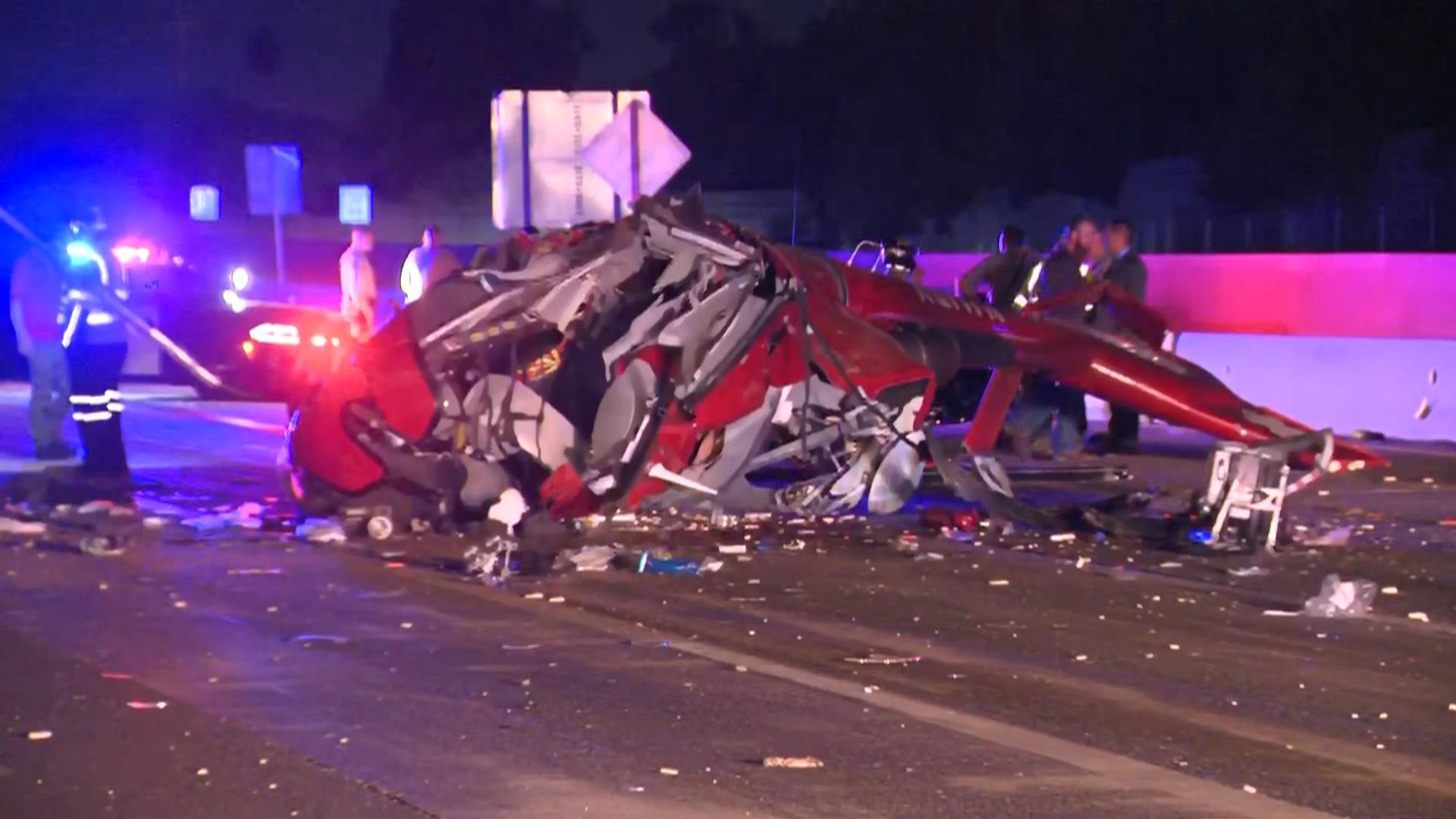 Three people critical after helicopter crash